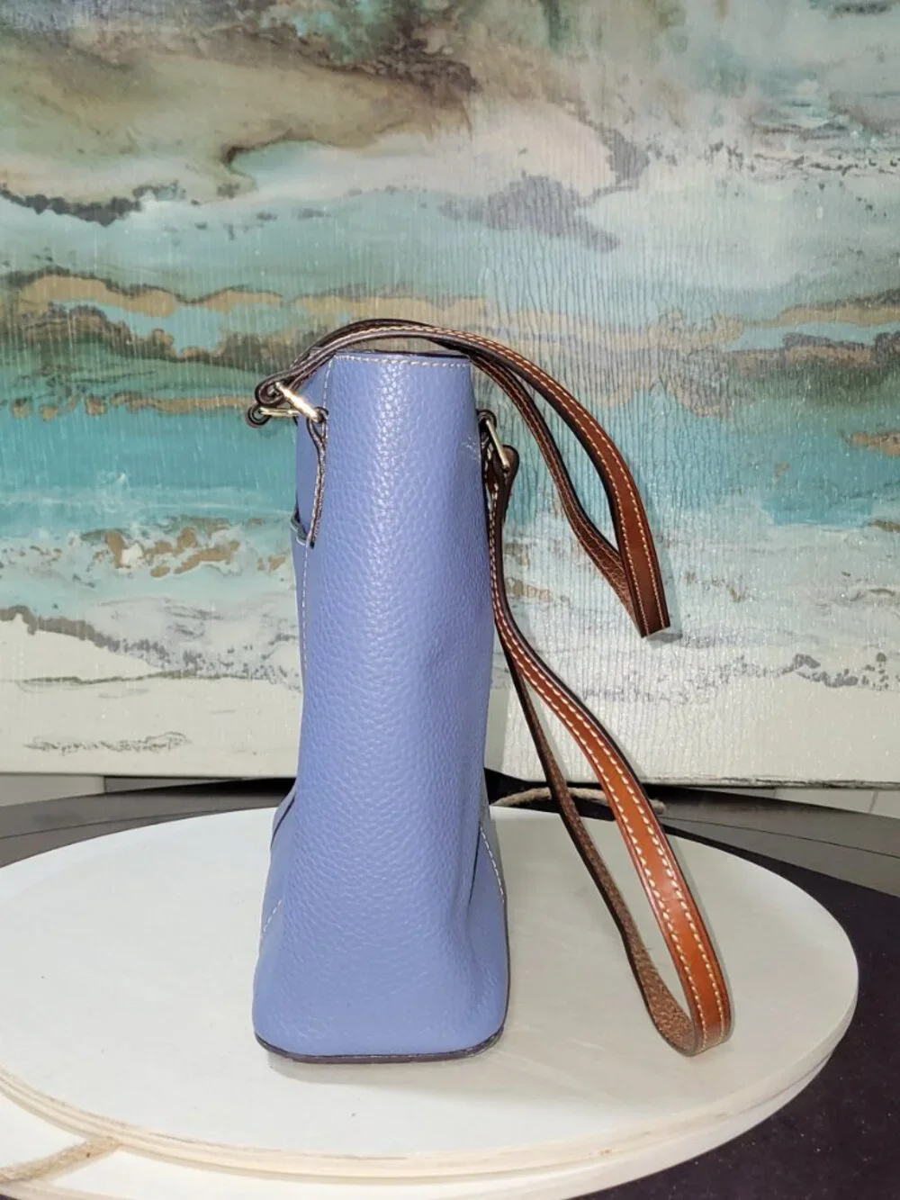 Dooney & Bourke  Small Lexington Shopper - Blue (Jeans)  [HL Item #HL10]